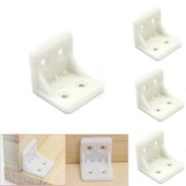 Móveis de plástico Corner Brace Luckycivia 30 unidades brancas Móveis de plástico Corner Brace Luckycivia 30 unidades brancas