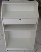 Móveis Loja - Balcão Caixa Branco 60cm 100% Mdf Atendimento Móveis Loja - Balcão Caixa Branco 60cm 100% Mdf Atendimento