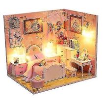 Móveis modelo de madeira em miniatura Doll House Cutebee DIY