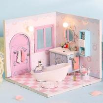 Móveis modelo de madeira em miniatura Doll House Cutebee DIY