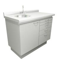 Móveis Odontológicos Compact Duplo Light Pia/gaveteiro Novo