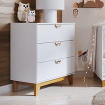 Móveis para Quarto Cômoda 3 Gavetas Magia Branco Móveis para Quarto Cômoda 3 Gavetas Magia Branco