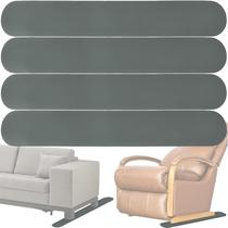 Móveis Rail Pads Niteguy, pacote com 4, 4,73 x 78 cm, cinza