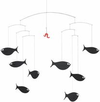 Móveis suspensos Flensted Mobiles Shoal Of Fish Cardboard 60 cm