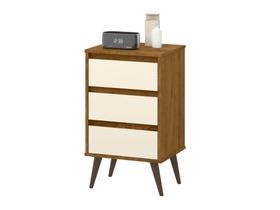 Movel Multitarefa Apoio Mesa Mesinha Para Cabeceira Casal Solteiro Wood EJ Cores