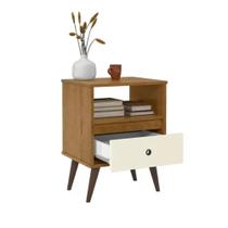 Movel Multitarefa Apoio Mesa Mesinha Para Cabeceira Casal Solteiro Wood New EJ Cores