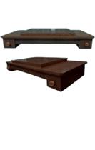 Móvel Para Máquina De Costura Doméstica Com 2 Gavetas-Café