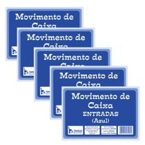 Movimento de Caixa Entradas Azul 155x107mm PT 20 - Tamoio