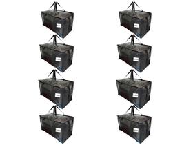 Moving Bags BAG-THAT! Pacote com 8 unidades Black XL Heavy Duty