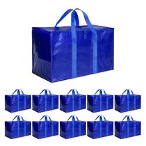 Moving Bags Simple Deluxe, pacote com 10 unidades, extra grandes, azuis