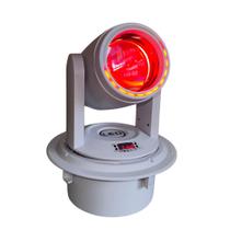 Moving Beam Head 100w Branco C/ Prisma + Borda Led + Conector RJ45 (DMX + Art Net)