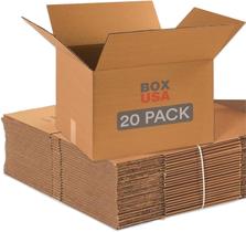 Moving Box BOX USA Medium 18x14x12cm, pacote com 20 unidades, corrugado Moving Box BOX USA Medium 18x14x12cm, pacote com 20 unidades, corrugado