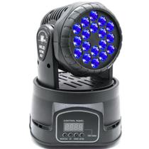 Moving Head Rgb 18 Led 3 Watts Triled Profissional Festas Moving Head Rgb 18 Led 3 Watts Triled Profissional Festas