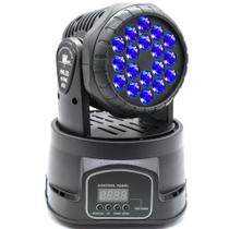 Moving Head Rgb 18 Led 3 Watts Triled Profissional Festas - Lorben