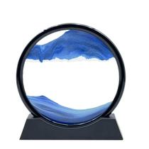 Moving Sand Art Liquid Motion Frame AzureLeap 18 cm azul