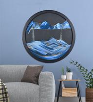 Moving Sand Art Picture Wall Hanging OneShow 44 cm azul Moving Sand Art Picture Wall Hanging OneShow 44 cm azul