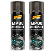 Mp 80 Contato Limpa Lubrifica Spray 300ml - Kit 2 Unidades