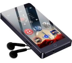 Mp3 Mp4 Player H1 8gb Bluetooth Gravador Alto-falante Ruizu Preto