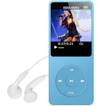 Mp3 MP4 Player Leitor De Música Suporta 64gb Fone Radio Fm Gravador Alto Falante Multimídia Corrida Academia