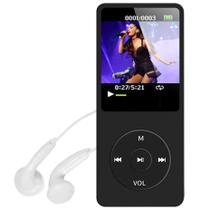Mp3 MP4 Player Leitor De Música Suporta 64gb Fone Radio Fm Gravador Alto Falante Multimídia Corrida Academia J01