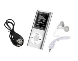 Mp3 Mp4 Player Slim Multimídia Stereo Rádio Fm Micro Sd - SHR