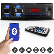 Mp3 Player Som Carro Automotivo Bluetooth Sd USB Rádio 1 Din Mp3 Player Som Carro Automotivo Bluetooth Sd USB Rádio 1 Din