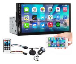 Mp5 1 Din 7 Usb/sd Card/aux/bluetooth/esp. Full Touch Câmera Mp5 1 Din 7 Usb/sd Card/aux/bluetooth/esp. Full Touch Câmera
