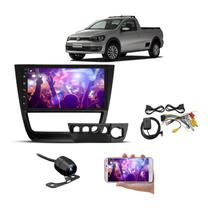 Mp5 9 Polegada Multimidia Moldura GPS camera Saveiro G6 2013