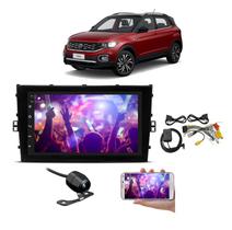 Mp5 9 Polegada Multimidia Moldura WIFI GPS T-cross 2021 2022