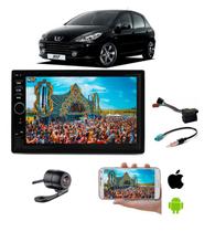 Mp5 Central Multimidia Moldura 2 Din 307 Peugeot 307 2001 2002 2003 2004 2005 2006+ Camera