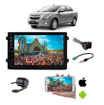 Mp5 Central Multimidia Moldura 2 Din Cobalt 2011 2012 2013 + Camera