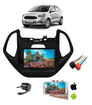 Mp5 Central Multimidia Moldura 2 Din Ford Ka 2016 2017 2018 + Camera