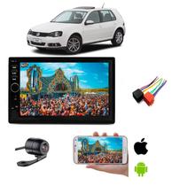 Mp5 Central Multimidia Moldura 2 Din Golf 2005 2006 2007 2008 2009 + Camera