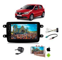 Mp5 Central Multimidia Moldura 2 Din Sandero Privilege 2007 2008 2009 2010 2011 2012+ Camera