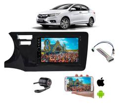 Mp5 Central Multimidia Moldura Honda City 2015 2016 + Camera