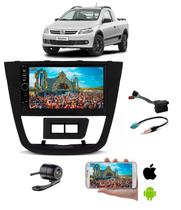 Mp5 Central Multimidia Moldura Saveiro Geração G5 + Camera