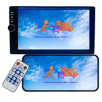 Mp5 htech 2 din 7" usb/sd/card/aux/bluetooth/espelhamento - full touch