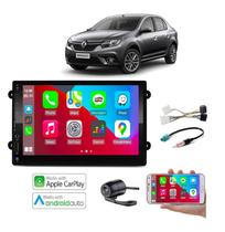 Mp5 Multimidia Android Auto e iOS Carplay Logan 2014 2015