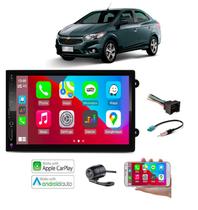Mp5 Multimidia Android Auto e iOS Carplay Prisma 2015 2016