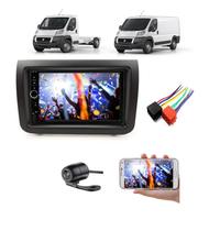 Mp5 Multimidia Moldura 2 din Fiat Ducato 2018 2019 + Camera