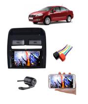 Mp5 Multimidia Moldura 2 din Fiat Linea 2011 2012 + Camera
