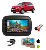 Mp5 Multimidia Moldura 2 Din Fiat Mobi 2016 2017 + Camera