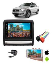 Mp5 Multimidia Moldura 2 Din Fiat Strada Working Com Camera