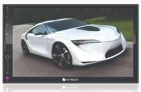 Mp5 Player Automotivo 2 Din 7 Polegadas E-tech Light Bluetooth Espelhamento Android