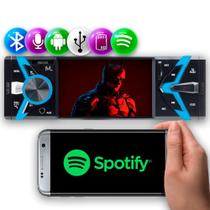 MP5 Player Automotivo Multilaser Groove P3341 4 Polegadas Bluetooth USB AUX FM