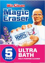 Mr. Clean Ultra Esponja Limpeza Banheiro Lavanda -5 Unidades
