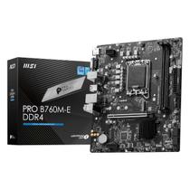 MSI B760M-E Pro (LGA 1700 - DDR4 4800 O.C) - Chipset B760 - USB 3.2 - Slot M.2 - Micro ATX MSI B760M-E Pro (LGA 1700 - DDR4 4800 O.C) - Chipset B760 - USB 3.2 - Slot M.2 - Micro ATX