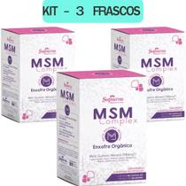 MSM Complex Orgânico kit 3 caixa x 60 cápsulas Metil Sufonil 180 Cápsulas 600mg Supraervas MSM Complex Orgânico kit 3 caixa x 60 cápsulas Metil Sufonil 180 Cápsulas 600mg Supraervas