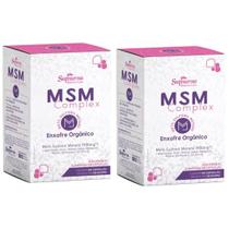 MSM Complex Orgânico Metil Sufonil articulação pele unha 120 Cápsulas Supraervas