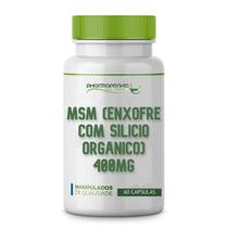 Msm Enxofre c/Silício Orgânico 400Mg 60 Cápsulas - Pharmapenha